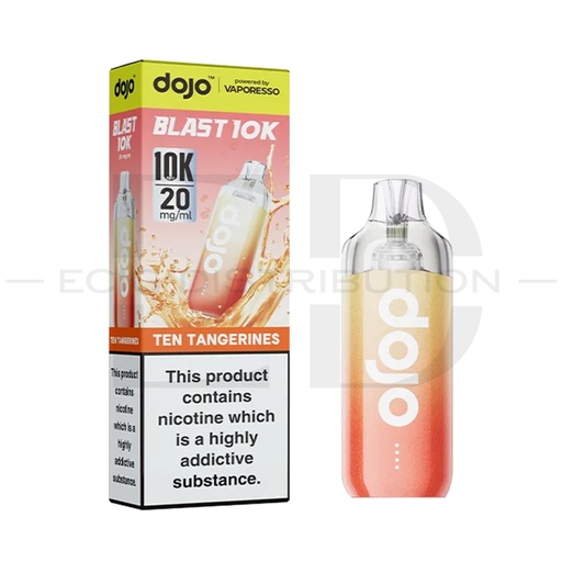 [VAPDBL10KPK-TT20MG] Vaporesso Dojo Blast 10K Pod Kit - Ten Tangerines 20MG