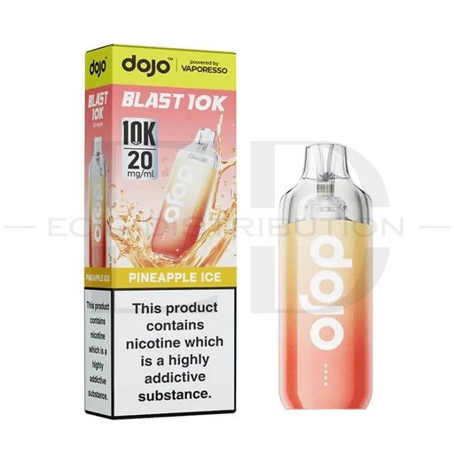 [VAPDBL10KPK-PI20MG] Vaporesso Dojo Blast 10K Pod Kit - Pineapple Ice 20MG 
