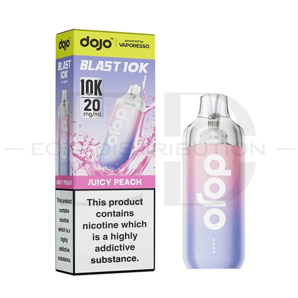 Vaporesso Dojo Blast 10K Pod Kit - Juicy Peach 20MG 