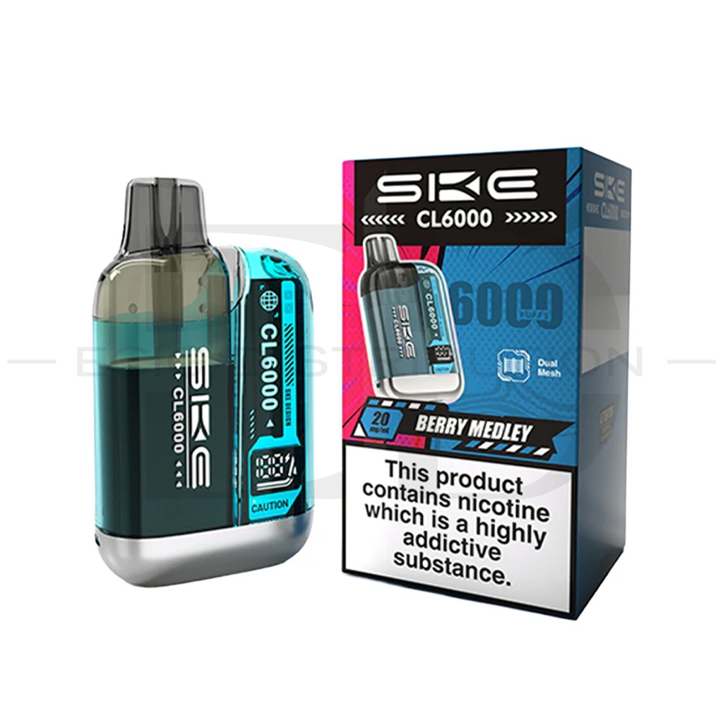 SKE Crystal CL6000 Pod Kit - Berry Medley
