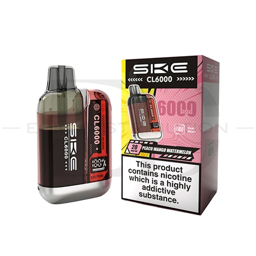 [SKECCLPK-PMW] SKE Crystal CL6000 Pod Kit - Peach Mango Watermelon
