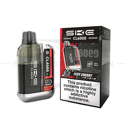 [SKECCLPK-FC] SKE Crystal CL6000 Pod Kit - Fizzy Cherry 